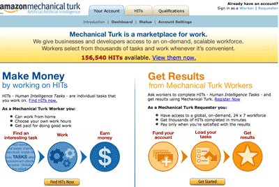 Amazon Mechanical Turk