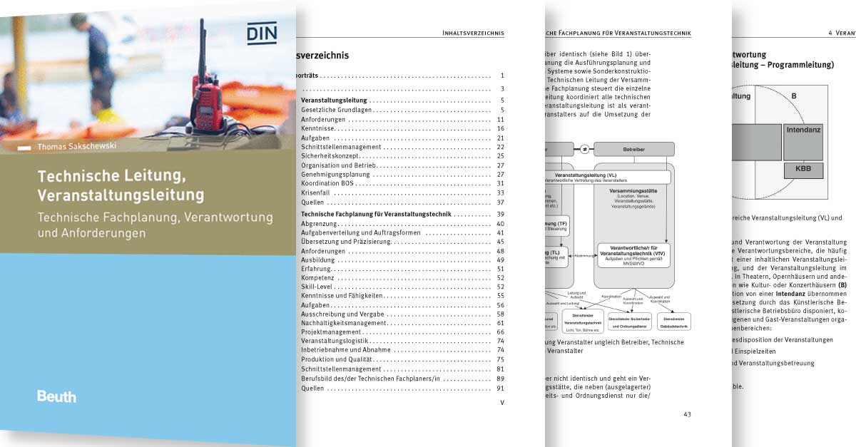 Technische Leitung, Veranstaltungsleitung - Thomas Sakschewski